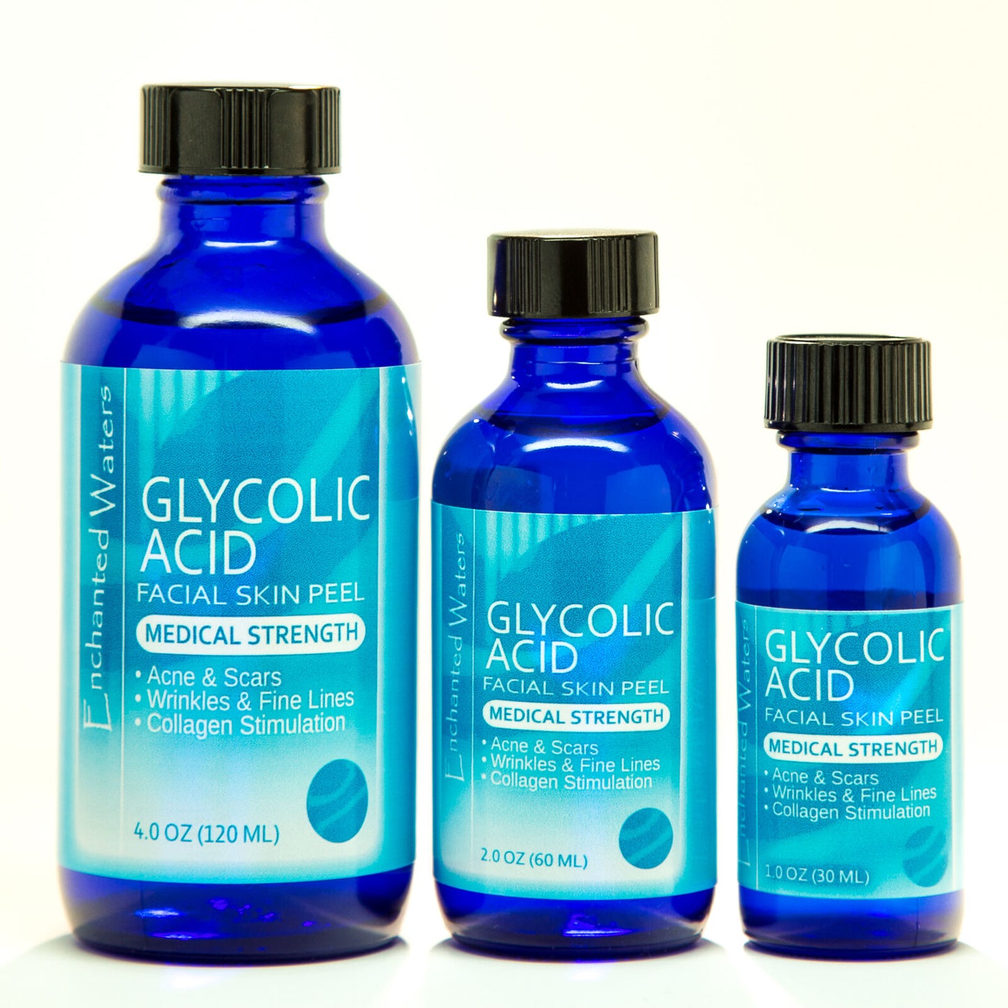 Glycolic Acid Chemical Face Peel Kit Medical Grade 100% Pure Acne Scars Wrinkles
